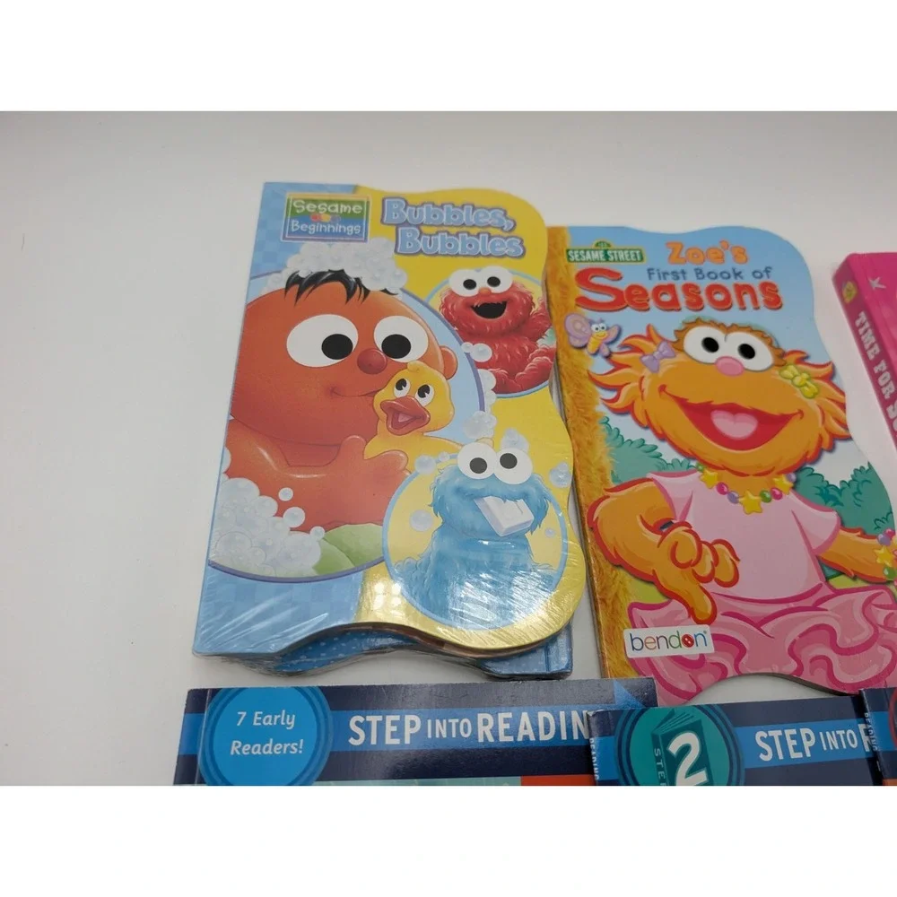 Sesame Street Beginnings Board Books Learning Book Lot Toy Story Elmo